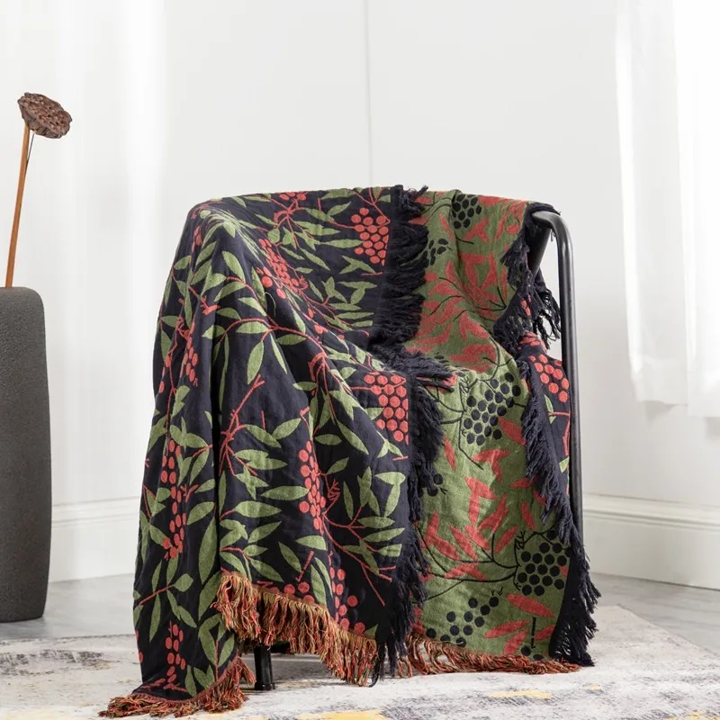 Vintage Bohemia Patchwork Knitted 100%Cotton Soft Blanket with Tassels used as Sofa Cover Bed cover
Vintage Bohemia Patchwork Knitted 100%Cotton Soft Blanket with Tassels used as Sofa Cover Bed cover