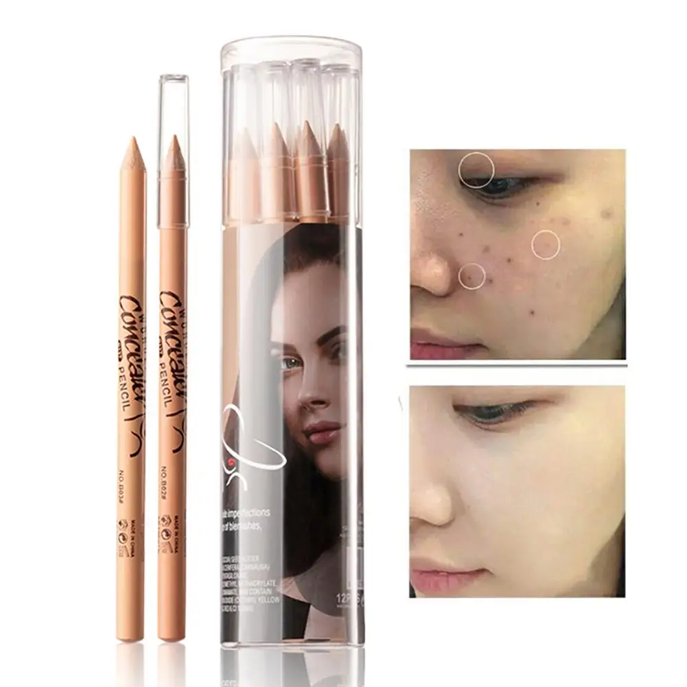 12 Pcs/set Concealer Pen Perfect Cover Spot Blemish Lasting Moisturing Oil Contron Natural Concealer
12 Pcs/set Concealer Pen Perfect Cover Spot Blemish Lasting Moisturing Oil Contron Natural Concealer