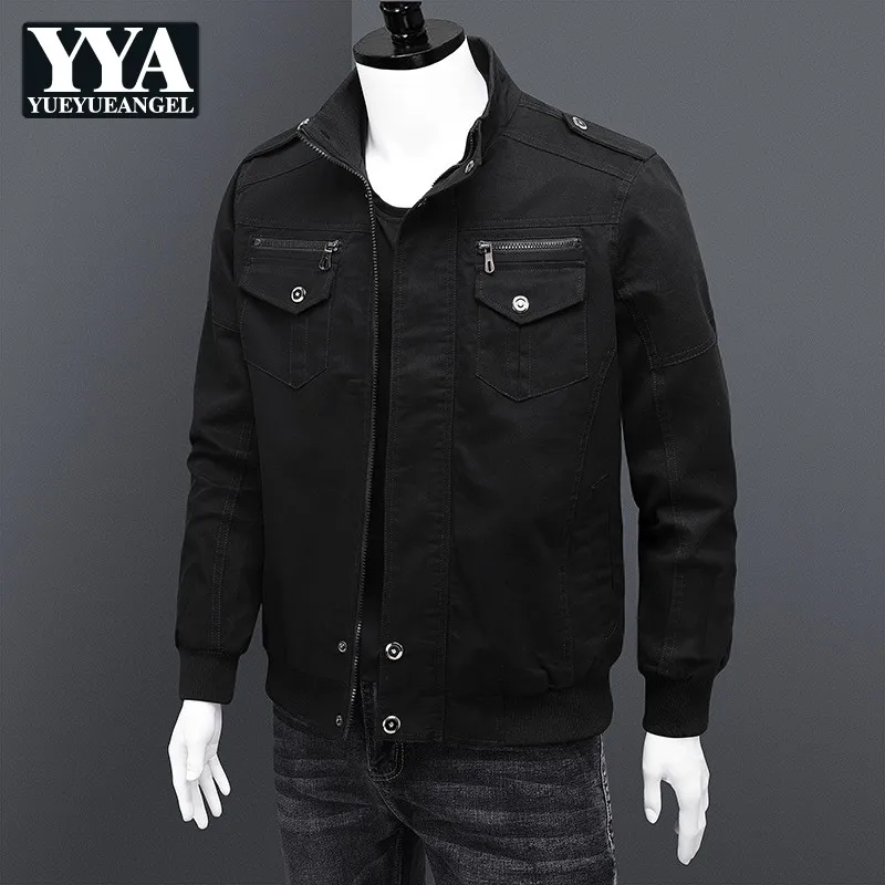 Повседневная Рабочая куртка, Мужская осенняя куртка-бомбер с воротником-стойкой и несколькими карманами, уличная тактическая короткая кур...
Повседневная Рабочая куртка, Мужская осенняя куртка-бомбер с воротником-стойкой и несколькими карманами, уличная тактическая короткая кур...