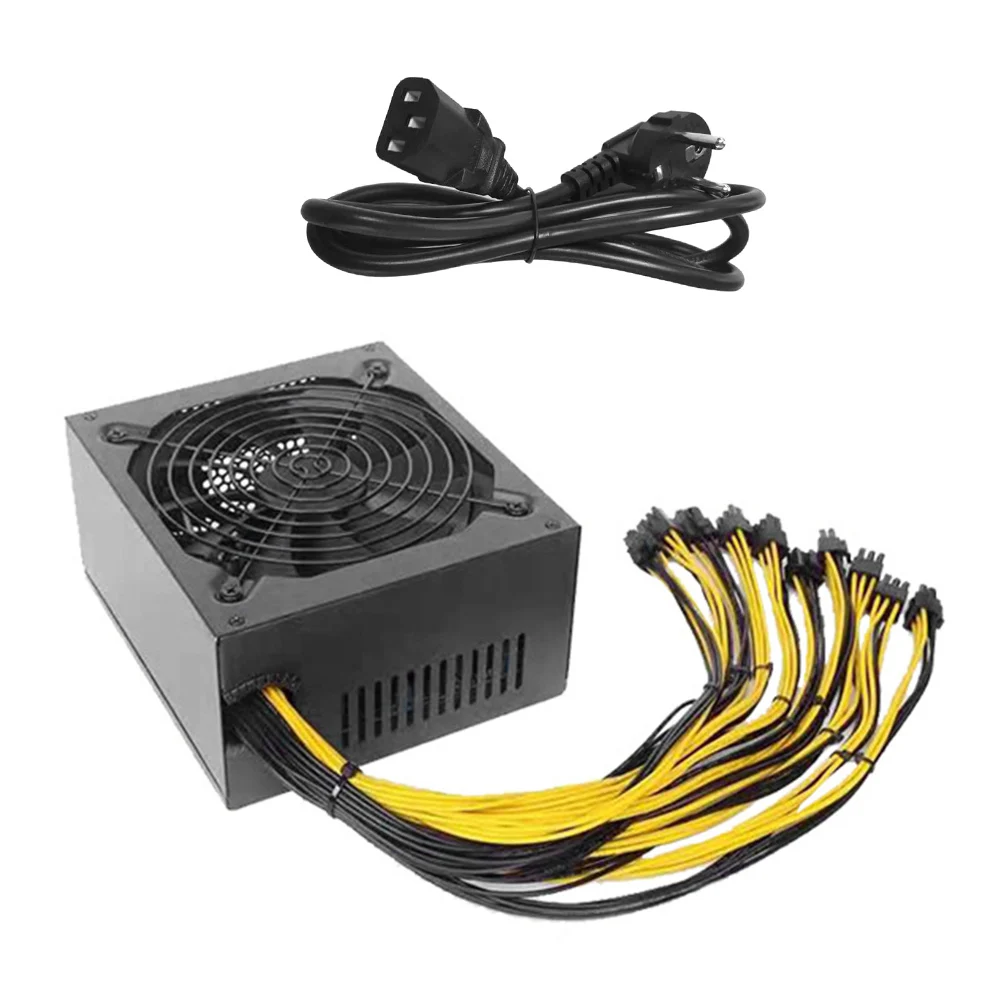 Блок питания для майнинга 2000 Вт ATX 12 В 2,31 10*6 Pin ETH BTC, блок питания для майнинга биткоинов для майнинга, графическая карта с системой Antminer Rig
Блок питания для майнинга 2000 Вт ATX 12 В 2,31 10*6 Pin ETH BTC, блок питания для майнинга биткоинов для майнинга, графическая карта с системой Antminer Rig