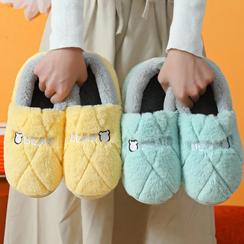 Женские зимние хлопковые тапочки, женские домашние меховые тапочки для пар, новинка 2021, милая мультяшная плюшевая теплая хлопковая обувь дл... 
Женские зимние хлопковые тапочки, женские домашние меховые тапочки для пар, новинка 2021, милая мультяшная плюшевая теплая хлопковая обувь дл...