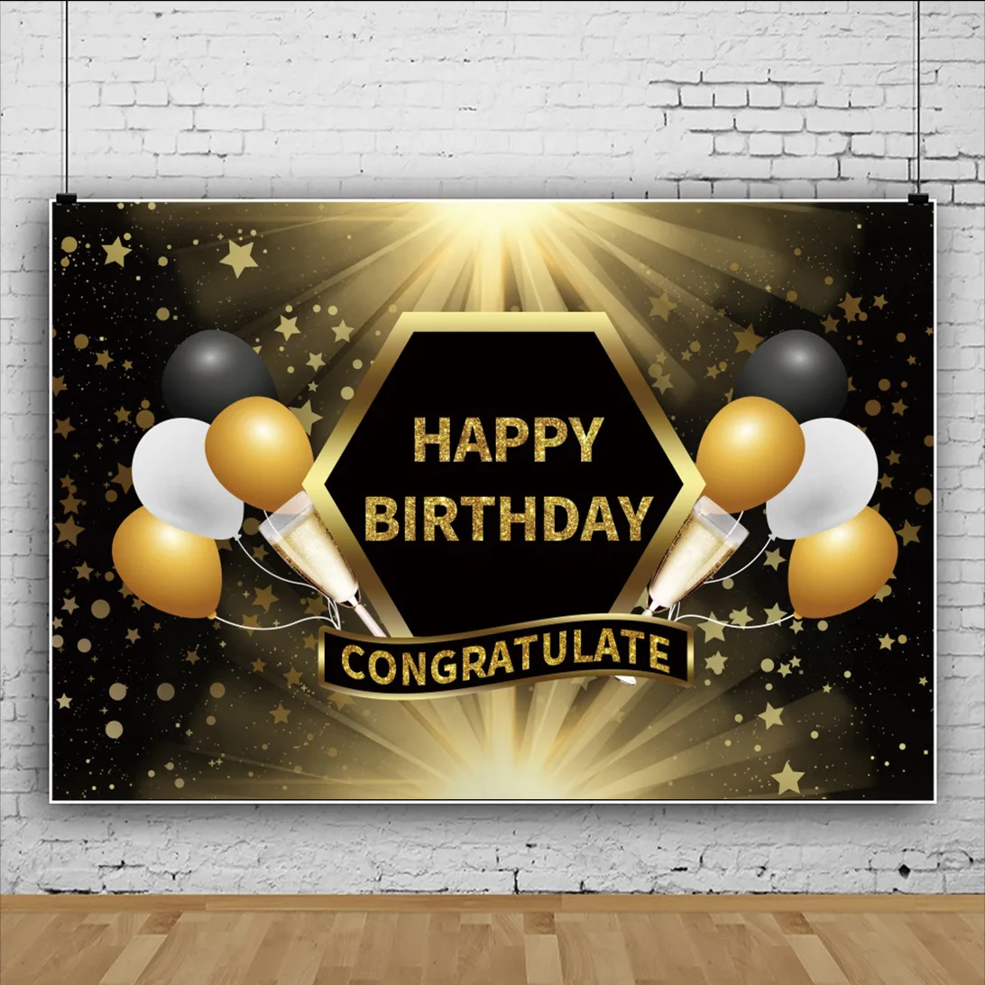 Golden Balloon Lights Backdrops Photocall Vinyl Background Indoor Decorations for Birthday Party Portrait Photography Props
Golden Balloon Lights Backdrops Photocall Vinyl Background Indoor Decorations for Birthday Party Portrait Photography Props