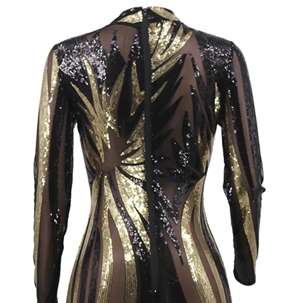 Sequins Women O-Neck Long Sleeve Dress Slim Body Sexy Nightclub Party Midi Dress High Waist Women Evening Party Dress Vestidos
Sequins Women O-Neck Long Sleeve Dress Slim Body Sexy Nightclub Party Midi Dress High Waist Women Evening Party Dress Vestidos