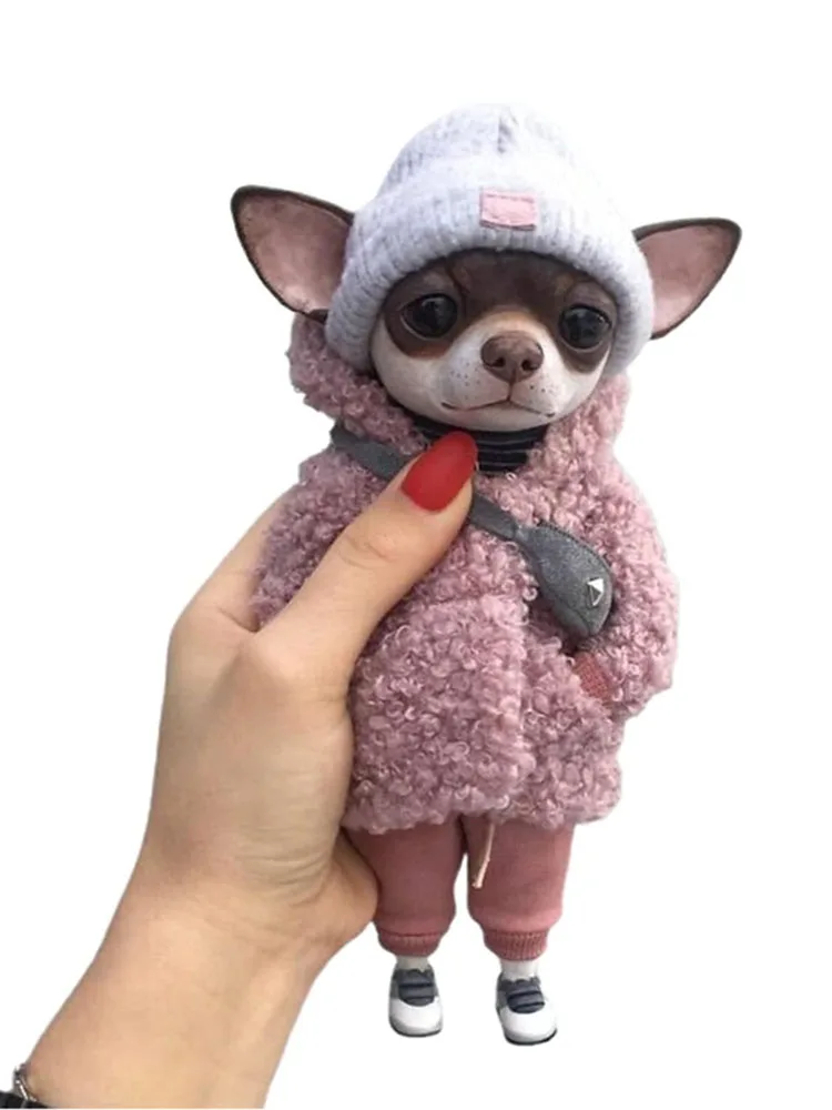 Handmade Doll Resin Simulation Standing Puppy Toy Figure Chihuahua SharPei Dog Fashionable Animal Clay Doll Anime Car Accessorie
Handmade Doll Resin Simulation Standing Puppy Toy Figure Chihuahua SharPei Dog Fashionable Animal Clay Doll Anime Car Accessorie