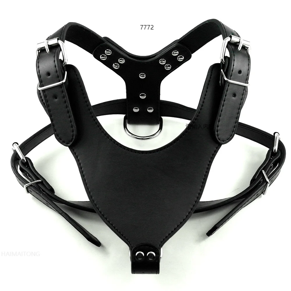 Soft Plain Leather Dog Harness Pet Vest For Medium Large Dogs Pitbull Mastiff Boxer 4 Colors Avaliable
Soft Plain Leather Dog Harness Pet Vest For Medium Large Dogs Pitbull Mastiff Boxer 4 Colors Avaliable