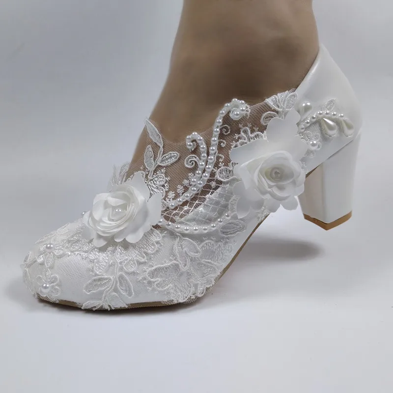 2020 New arrival Women wedding shoes Bridesmaid Dress shoes Thick Heeled Med Heel Shoes white Lace shoes flower female shoes
2020 New arrival Women wedding shoes Bridesmaid Dress shoes Thick Heeled Med Heel Shoes white Lace shoes flower female shoes