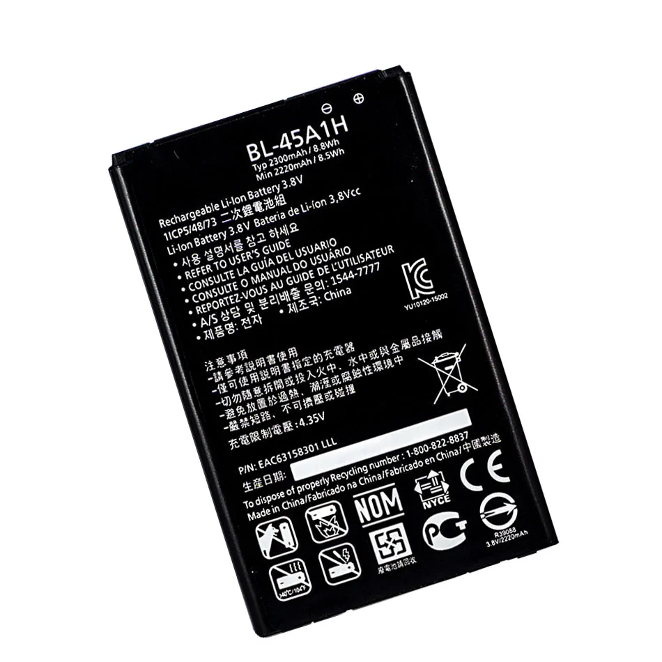 BL-44JH BL-45A1H BL-45F1F BL-46G1F BL-46ZH BL 59JH/T7 Аккумулятор для LG K4 K7 K8 K10 L7 II L70 G2 2017 2018 K420N | Мобильные