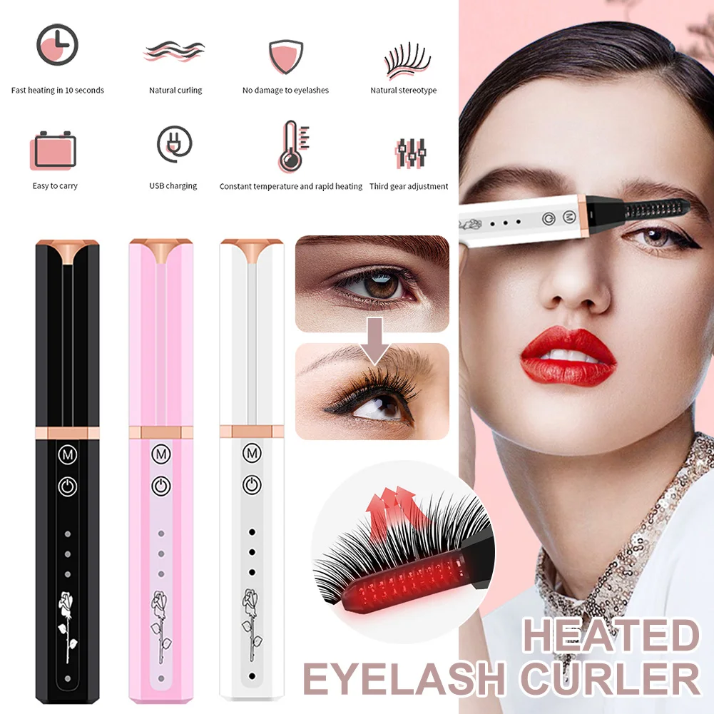 Electric Heated Eyelash USB Rechargeable Fast Heating Lashes Curler Tool for Long Lasting Natural Eyelash Makeup Fast delivery
Electric Heated Eyelash USB Rechargeable Fast Heating Lashes Curler Tool for Long Lasting Natural Eyelash Makeup Fast delivery