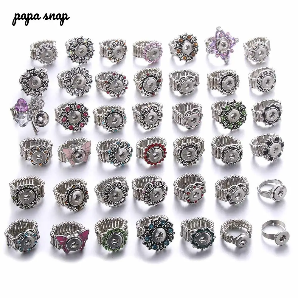 New Snaps Jewelry 12mm 18mm Snap Button Rings rhinestones Adjustable Metal Snap Rings Snap Buttons Jewelry
New Snaps Jewelry 12mm 18mm Snap Button Rings rhinestones Adjustable Metal Snap Rings Snap Buttons Jewelry