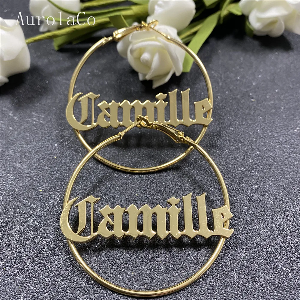AurolaCo 30mm-100mm Custom Hoop Earrings Date Name Custom Earrings Stainless Steel Twist Hoop Earring Weddings Party Jewelry
AurolaCo 30mm-100mm Custom Hoop Earrings Date Name Custom Earrings Stainless Steel Twist Hoop Earring Weddings Party Jewelry