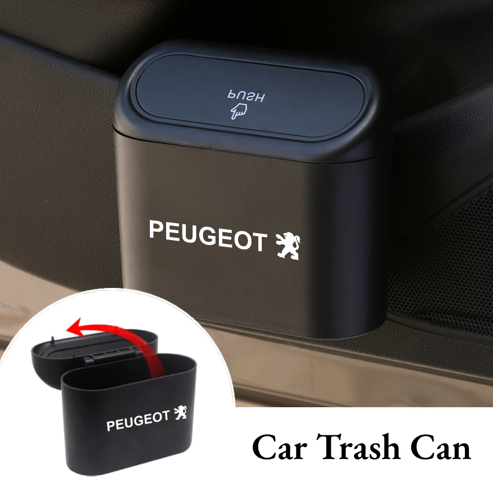 Car Interior Storage Case Pressing Type Trash Can Logo Rubbish Bin Dustbin For Peugeot 307 206 308 207 406 407 4008 2008 5008
Car Interior Storage Case Pressing Type Trash Can Logo Rubbish Bin Dustbin For Peugeot 307 206 308 207 406 407 4008 2008 5008