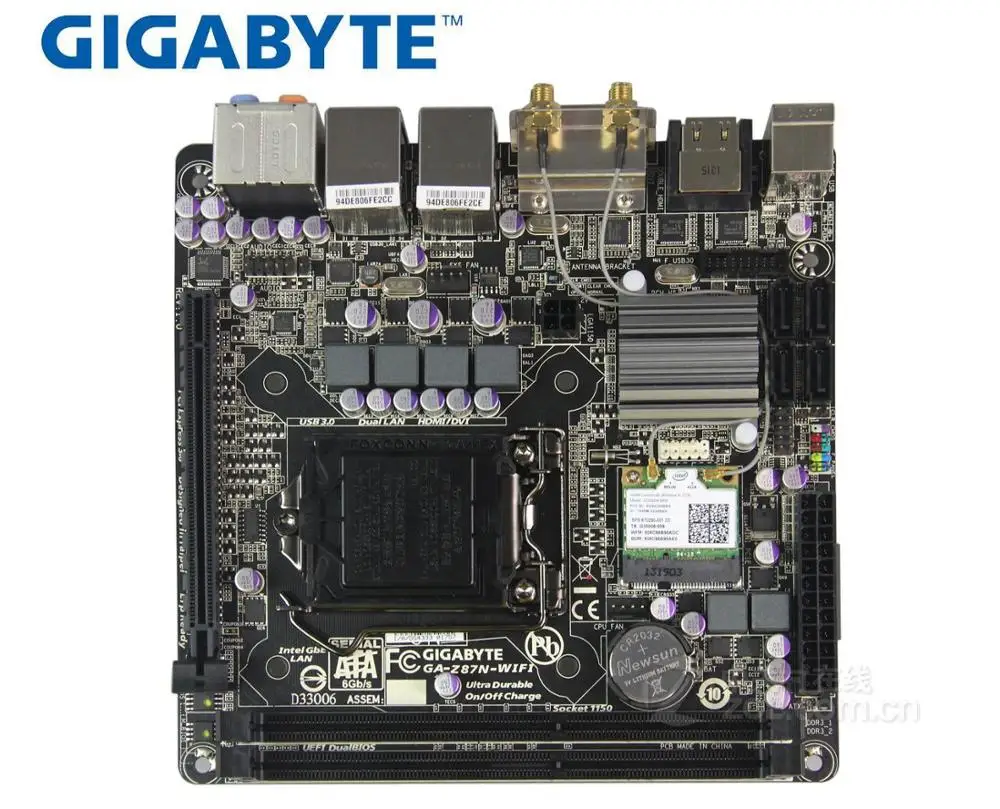 Б/у материнская плата LGA 1150 для Gigabyte GA-Z87N-WIFI DDR3 оригинальная ПК | Компьютеры и офис