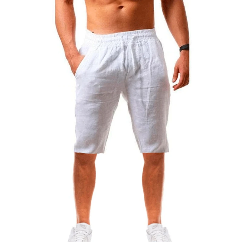 Summer New Men's Cotton Linen Shorts Pants Casual Breathable Solid Color Linen Short Trousers Male Streetwear Shorts 
Summer New Men's Cotton Linen Shorts Pants Casual Breathable Solid Color Linen Short Trousers Male Streetwear Shorts