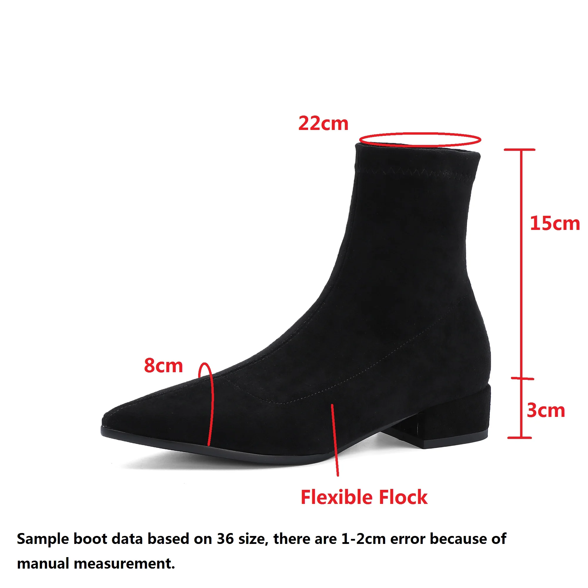 Women Ankle Boots 2020 Autumn Winter Warming New Fashion Slip-On Low Heel Pointed Toe Flexible Flock Casual Shoe Big Size 34-43
Women Ankle Boots 2020 Autumn Winter Warming New Fashion Slip-On Low Heel Pointed Toe Flexible Flock Casual Shoe Big Size 34-43