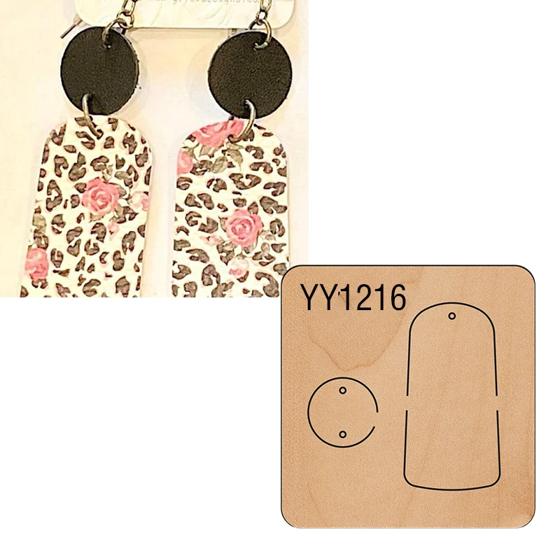 Wood Mold Earrings Cut Mold Earring Wood Mold YY1217Is Compatible with Most Manual Die Cut 
Wood Mold Earrings Cut Mold Earring Wood Mold YY1217Is Compatible with Most Manual Die Cut