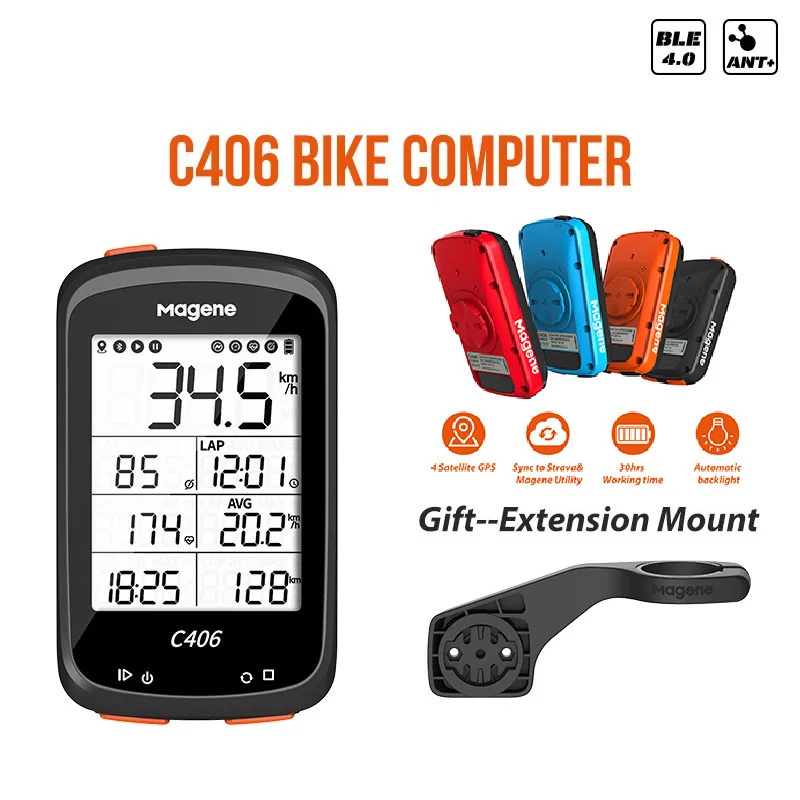 2021 New Magene C406 Bicycle Computer Waterproof GPS Wireless Smart Code Watch Mountain Bike Monitor Stopwatch Bike Data APP
2021 New Magene C406 Bicycle Computer Waterproof GPS Wireless Smart Code Watch Mountain Bike Monitor Stopwatch Bike Data APP