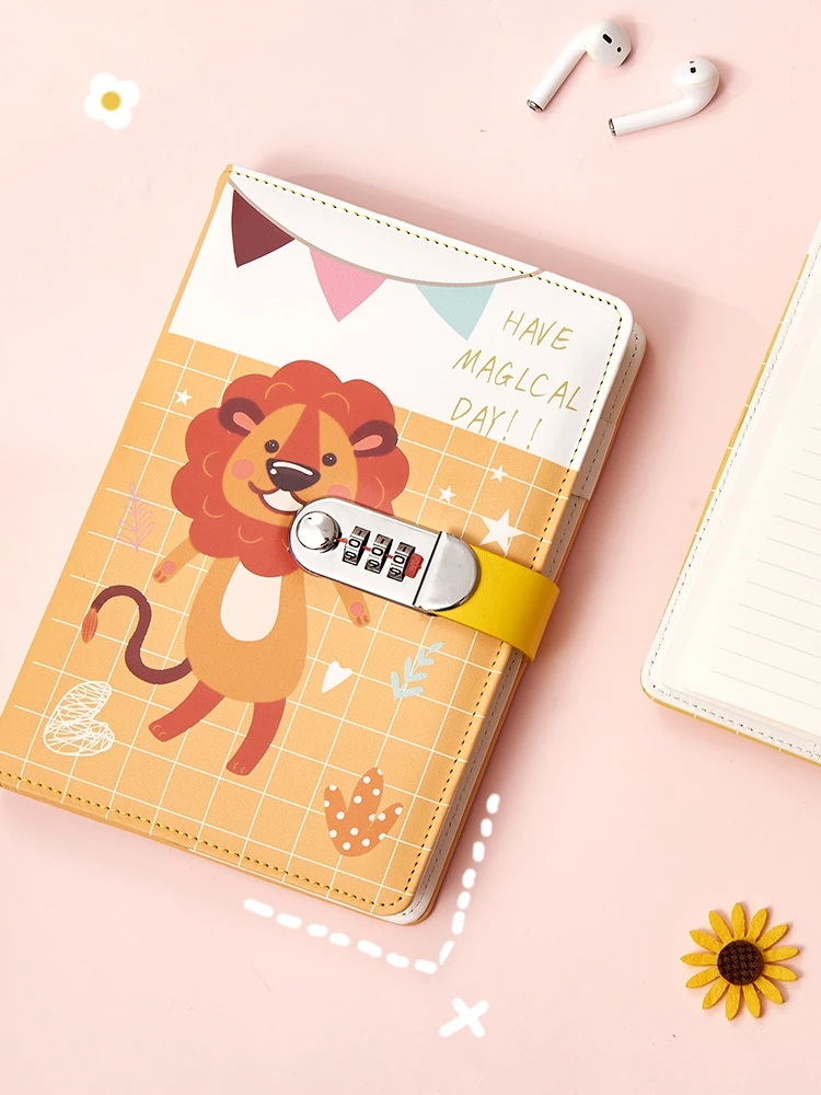 Cartoon Codebook Lockable Diary Children's Notebook Girl's Creative Notebook Notepad Gift
Cartoon Codebook Lockable Diary Children's Notebook Girl's Creative Notebook Notepad Gift