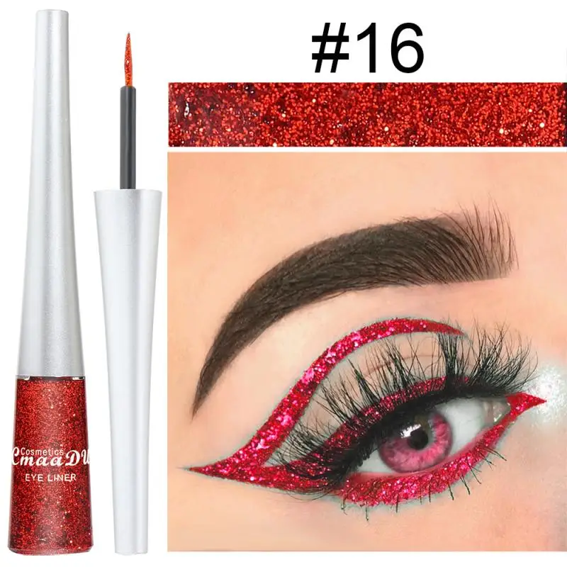Cosmetic Fashion Colorful Eyeliner Pen Shiny Eyeshadow Waterproof Long Lasting Makeup Shiny Glitter Stage Makeup
Cosmetic Fashion Colorful Eyeliner Pen Shiny Eyeshadow Waterproof Long Lasting Makeup Shiny Glitter Stage Makeup