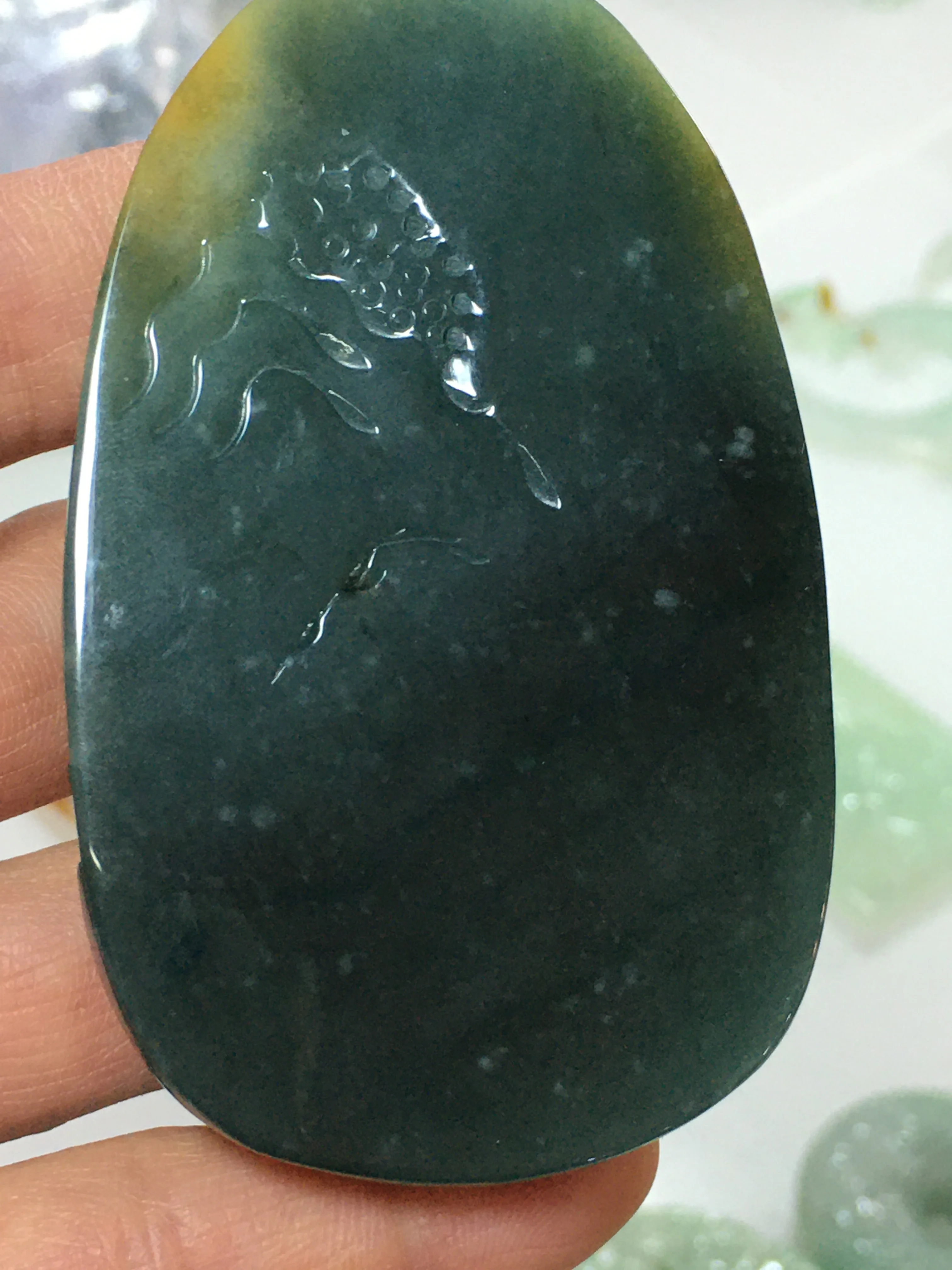 Natural 7A Myanmar jade Handcarved landscape waterfall emperor green jade pendant jade necklace pendants jewelry jade necklaces 
Natural 7A Myanmar jade Handcarved landscape waterfall emperor green jade pendant jade necklace pendants jewelry jade necklaces