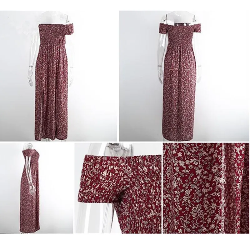 2021 Summer New Flower Ladies Dress Casual Long Skirt Floral Bohemian Dress Off Shoulders Long Beach Sexy Summer Dress
2021 Summer New Flower Ladies Dress Casual Long Skirt Floral Bohemian Dress Off Shoulders Long Beach Sexy Summer Dress