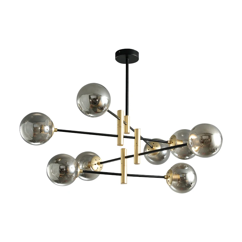 Glass Ball Bubbles Chandelier for Living room Bedroom Kitchen Black Chandelier indoor home lustre suspended luminaire ZM1119 
Glass Ball Bubbles Chandelier for Living room Bedroom Kitchen Black Chandelier indoor home lustre suspended luminaire ZM1119