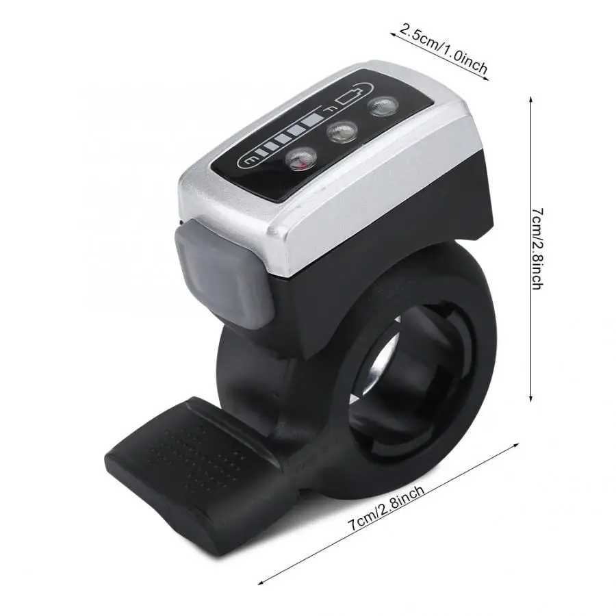Speed Control Throttles 1.6m 36V 6 Wires Thumb Throttle on Left / Right Handle for E-Bike E-bike Equipment | Спорт и развлечения