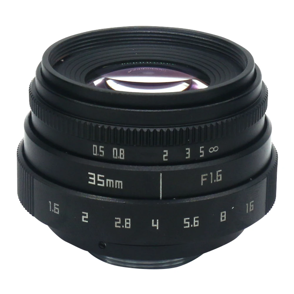 35 мм F1.6 C крепление линзы CCTV мини-объектив камеры для N1 Fujifilm Универсальный мини