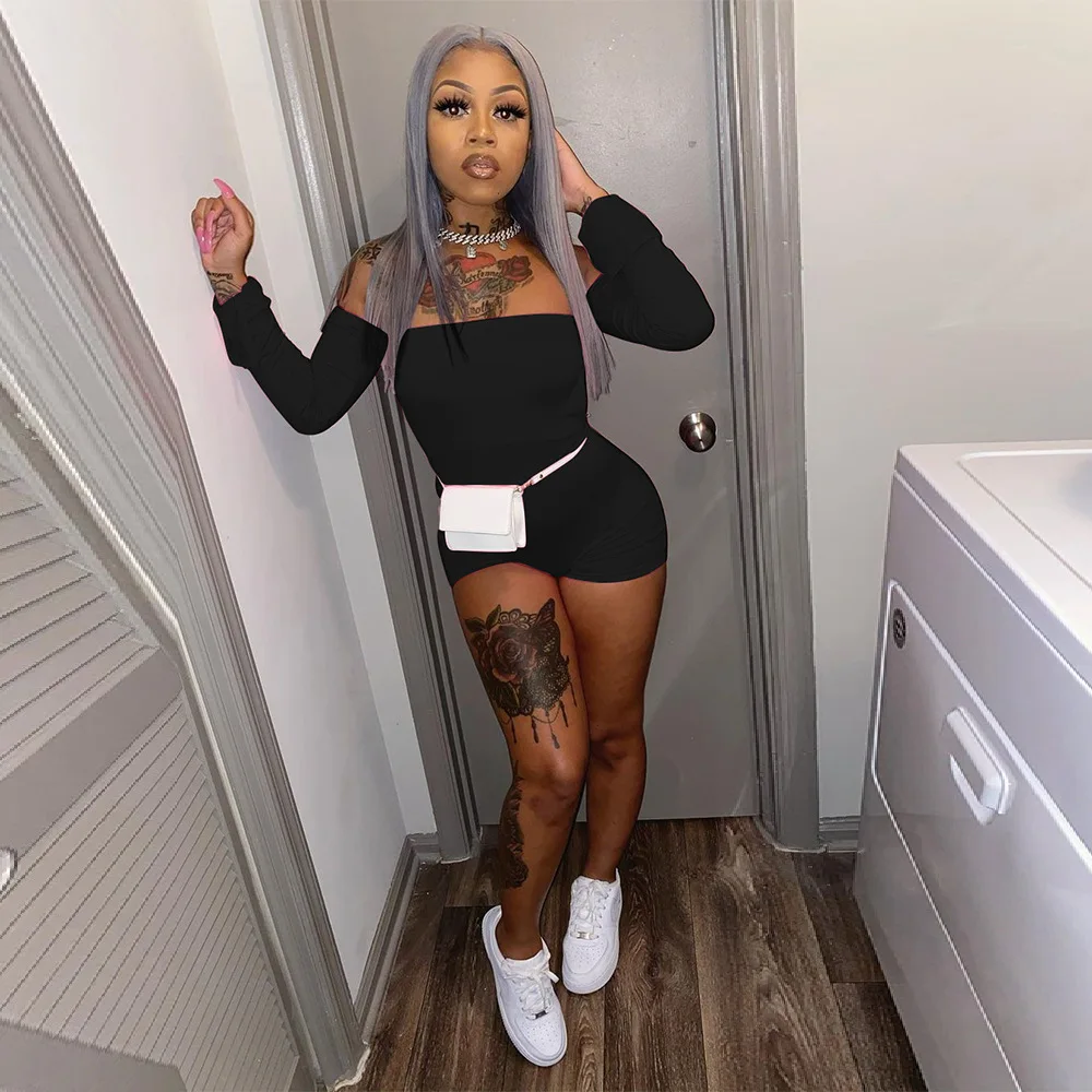 Party Night Club Backless Lace Up Off Shoulder Long Sleeve Playsuit Ladies Female Bodycon Streetwear Summer Tracksuit
Party Night Club Backless Lace Up Off Shoulder Long Sleeve Playsuit Ladies Female Bodycon Streetwear Summer Tracksuit