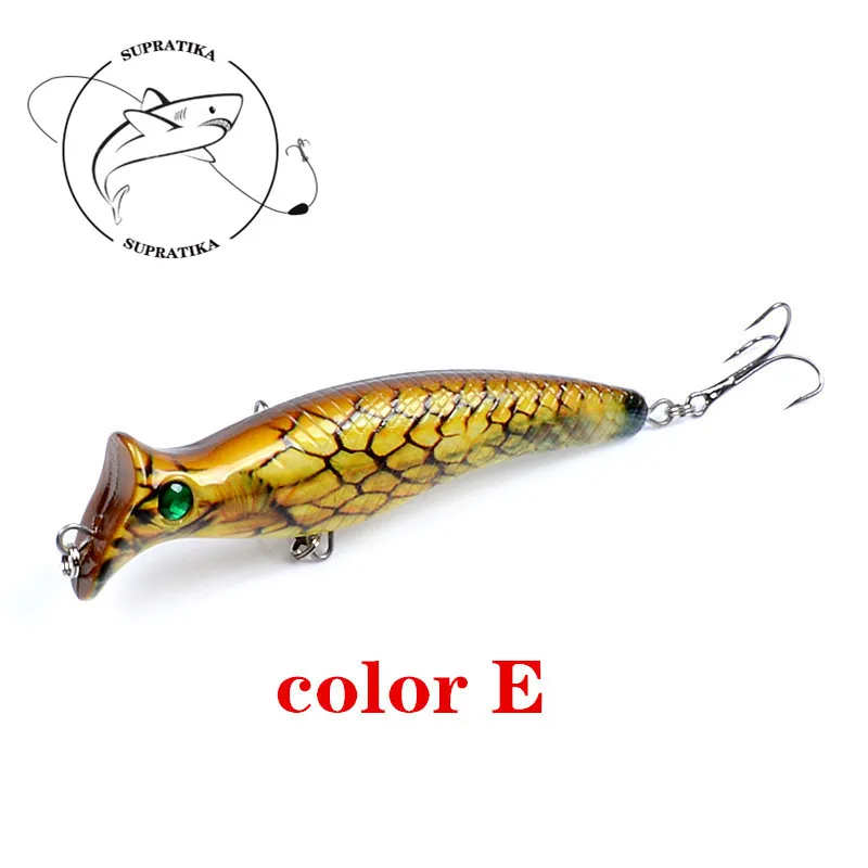 Artificial Popper Wobbler 124mm/20.4gFreshwater Fishing Lure Hard Bait 3D Eyes Anti-corrosion Topwater Plastic Fishing Bait
Artificial Popper Wobbler 124mm/20.4gFreshwater Fishing Lure Hard Bait 3D Eyes Anti-corrosion Topwater Plastic Fishing Bait
