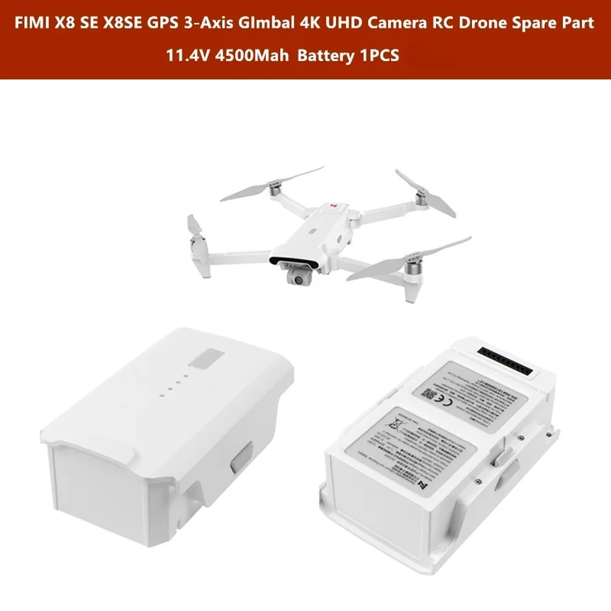 Original Battery for FIMI X8 SE Drone Intelligent Flight Batteries Up To 35 Mins 4500mAh Baterias Recargables
Original Battery for FIMI X8 SE Drone Intelligent Flight Batteries Up To 35 Mins 4500mAh Baterias Recargables