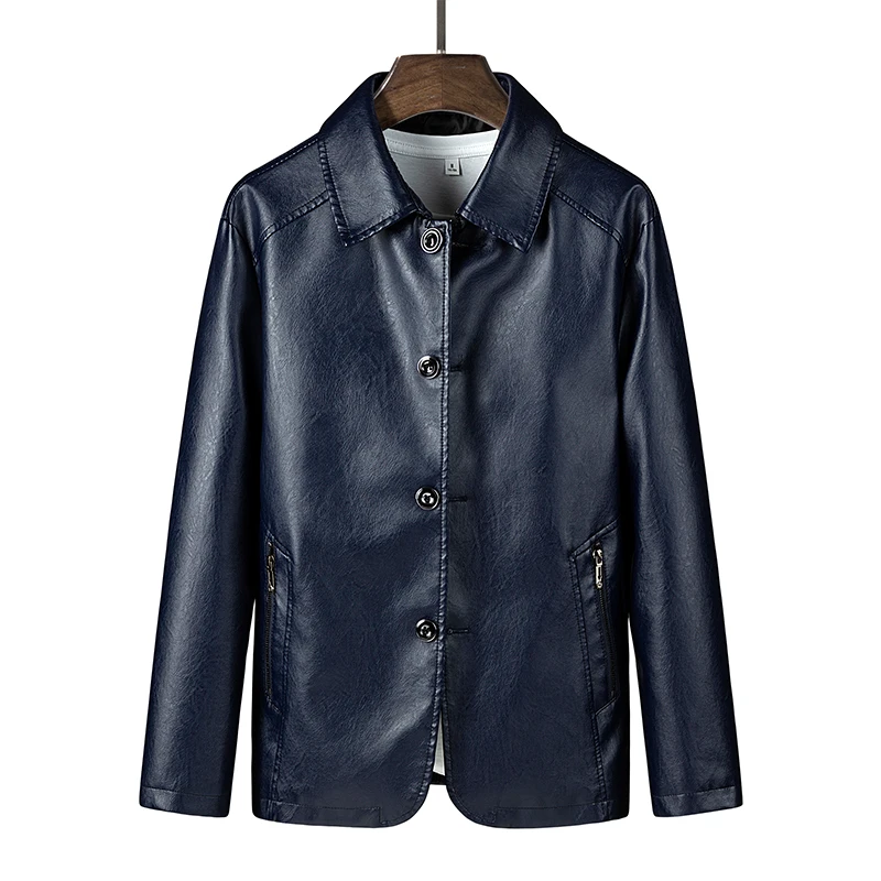 Men Leather Jacket men's jackets lapel thin spring autumn Faux leather jackets men's new Korean style slim trend leather jackets
Men Leather Jacket men's jackets lapel thin spring autumn Faux leather jackets men's new Korean style slim trend leather jackets