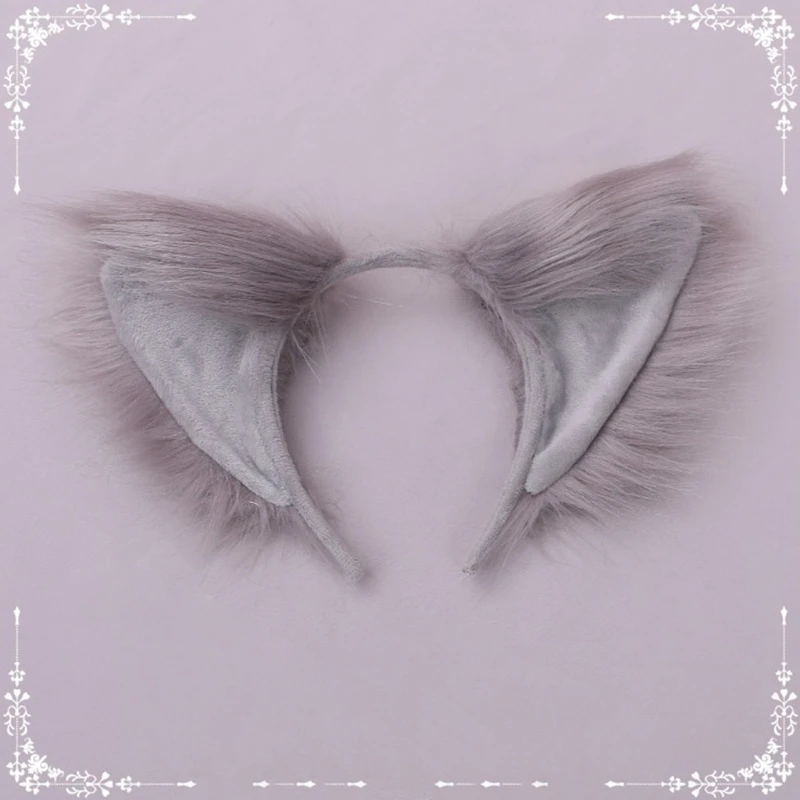 Q1QA Large Faux Fur Animal Ears Headband Woodland Forest Theme Furry Plush Hair Hoop Halloween Cosplay Costume Party Favors
Q1QA Large Faux Fur Animal Ears Headband Woodland Forest Theme Furry Plush Hair Hoop Halloween Cosplay Costume Party Favors