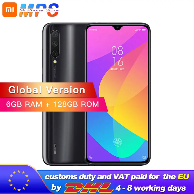 Глобальная версия Xiaomi Mi 9 Lite 6 ГБ 128 Гб Смартфон Snapdragon 710 48MP Тройная камера 32 МП