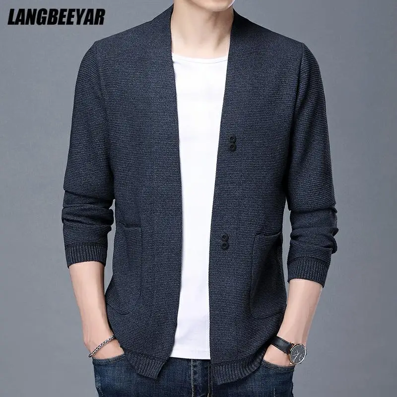Top Quality New Autum Winter Brand Fashion Knit Cardigan Open Knitted Sweater Men Vintage Casual Coats Jacket Men's Clothing
Top Quality New Autum Winter Brand Fashion Knit Cardigan Open Knitted Sweater Men Vintage Casual Coats Jacket Men's Clothing