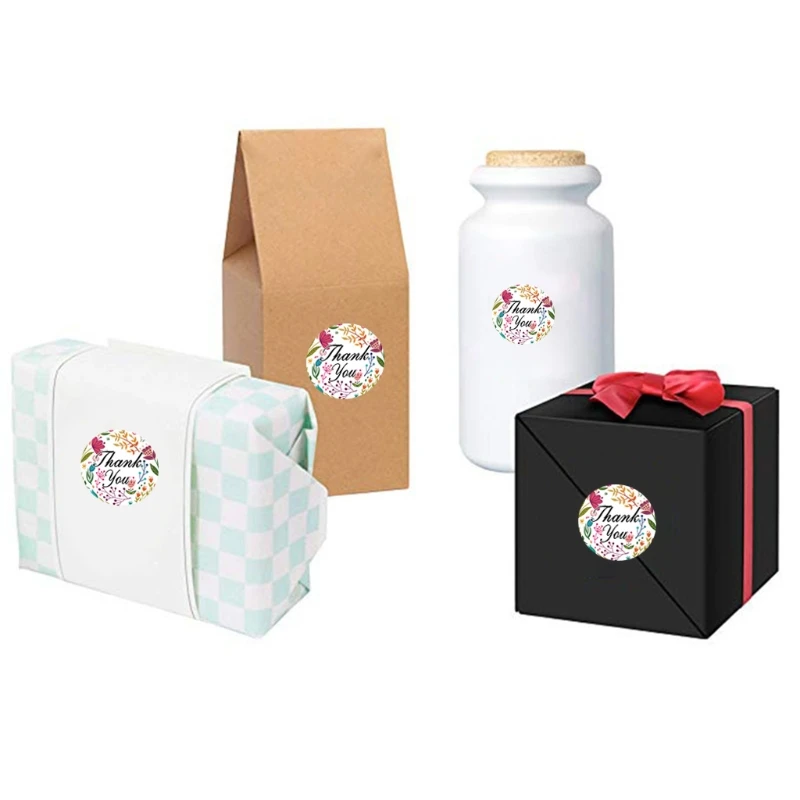 60 Sheets Colorful Floral Wreath Thank You Stickers DIY Round Adhesive Labels X7YC 
60 Sheets Colorful Floral Wreath Thank You Stickers DIY Round Adhesive Labels X7YC