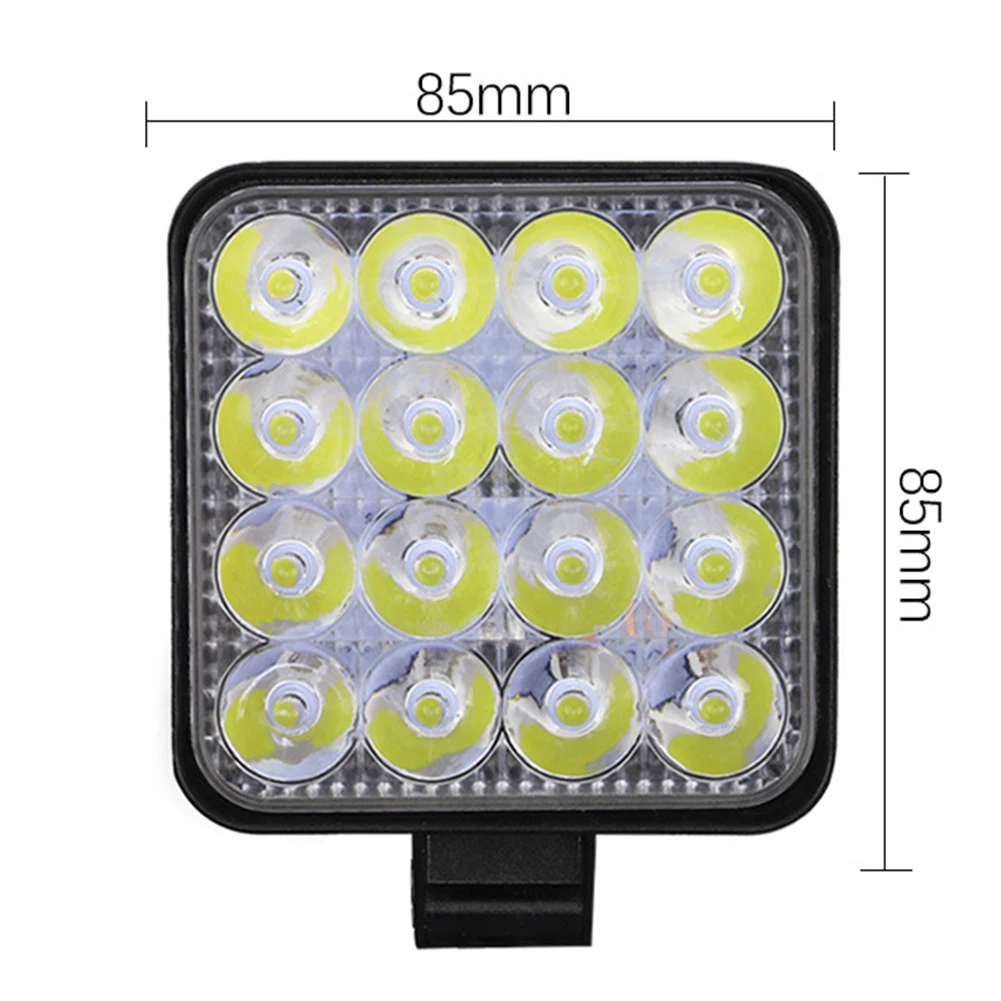 2Pcs 48W Square Bright LED Spotlight Work Light Car SUV Truck Driving Fog Lamp for Car Repairing Camping Hiking Backpacking
2Pcs 48W Square Bright LED Spotlight Work Light Car SUV Truck Driving Fog Lamp for Car Repairing Camping Hiking Backpacking