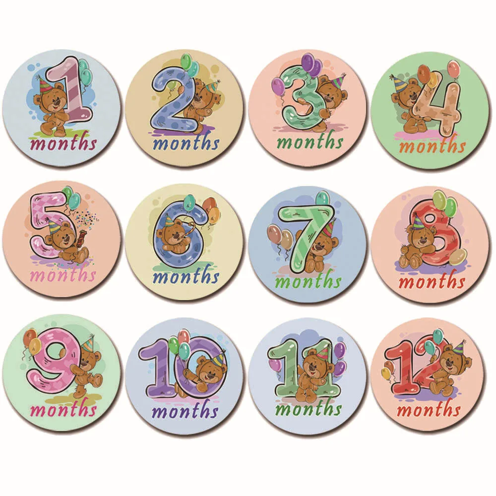 Monthly milestone stickers clothing accessories shooting props newborn gifts round month stickers digital printing stickers
Monthly milestone stickers clothing accessories shooting props newborn gifts round month stickers digital printing stickers