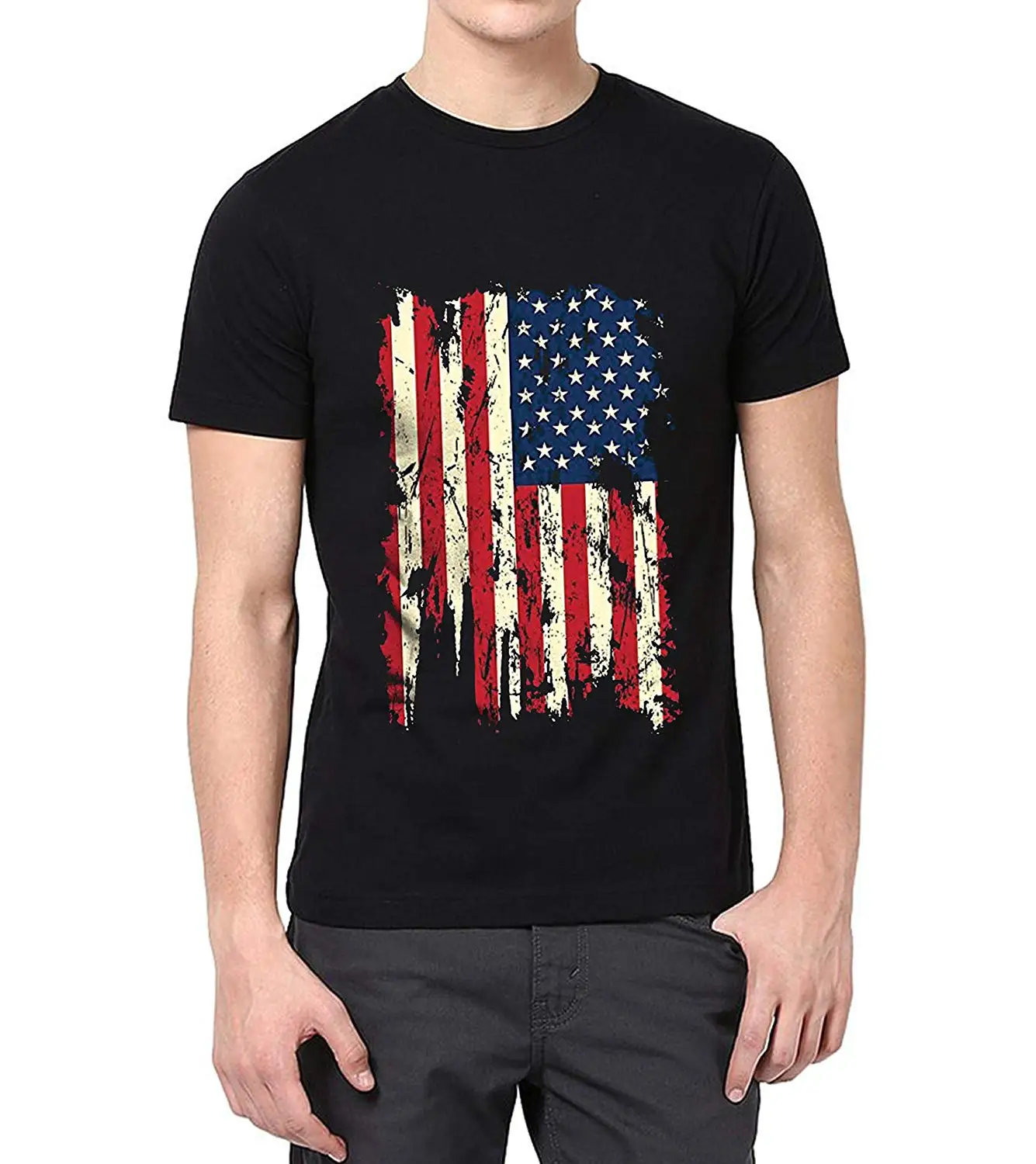 USA Flag Distressed Vintage Shirt for Men - Adult American Flag T-Shirt streetwear shirt
USA Flag Distressed Vintage Shirt for Men - Adult American Flag T-Shirt streetwear shirt