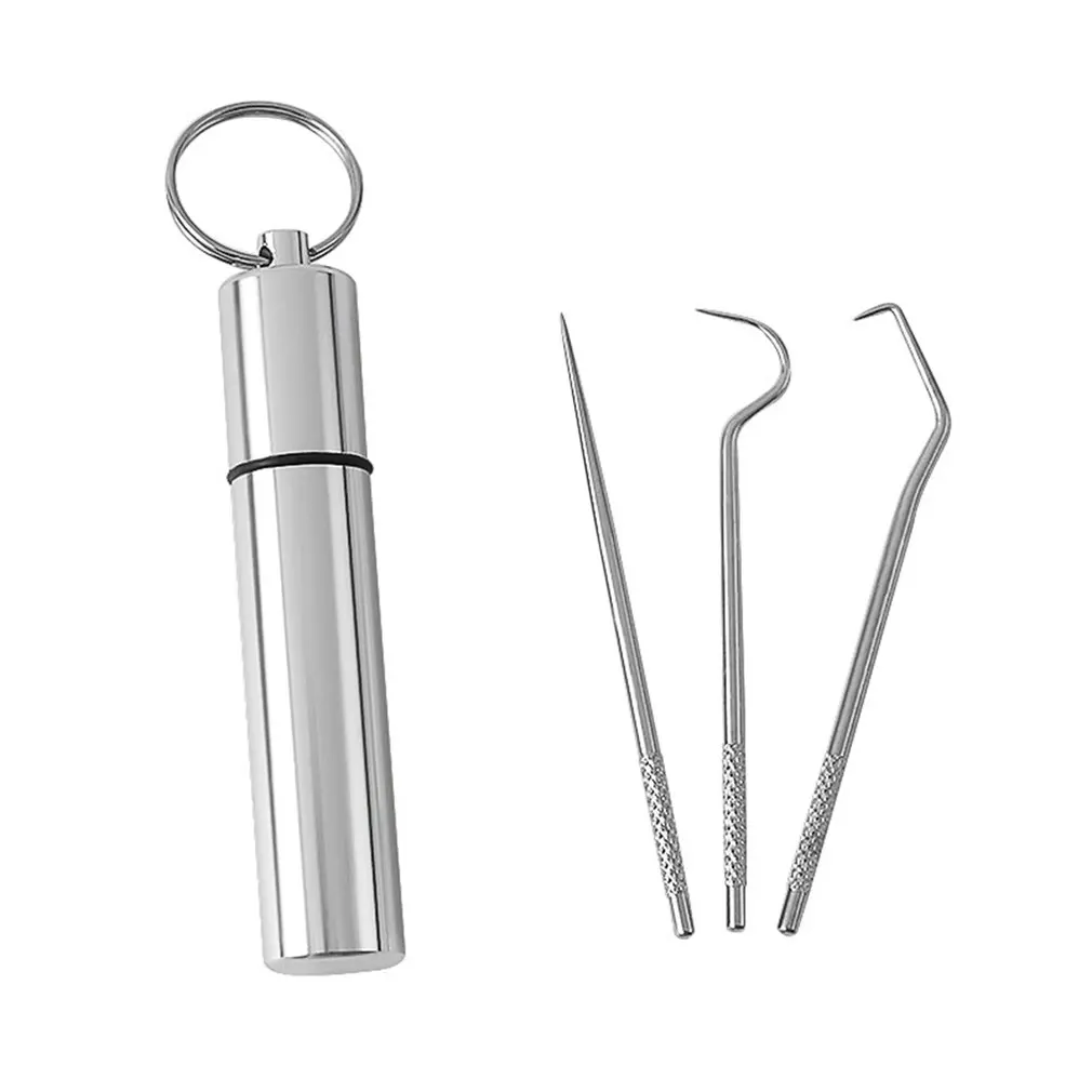 Portable Stainless Steel Toothpick Set With Portable Toothpick Holder Outdoor Household Travel Seal Storage Container Box Case
Portable Stainless Steel Toothpick Set With Portable Toothpick Holder Outdoor Household Travel Seal Storage Container Box Case