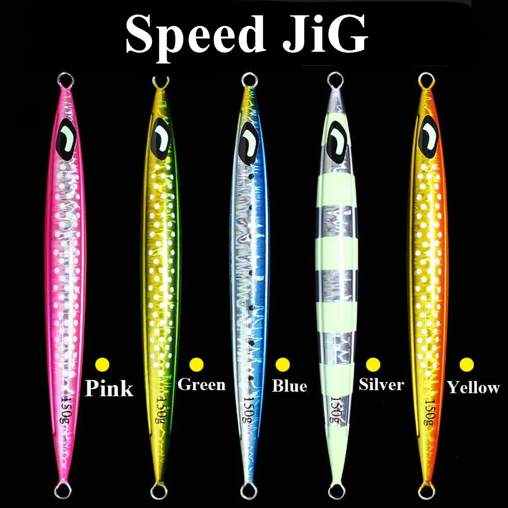 CASTFUN Jigging Lure100g 150g 200g 250g 300g 5pcs/lot Metal jigs Baits Artificial Fishing Lures Speed jig
CASTFUN Jigging Lure100g 150g 200g 250g 300g 5pcs/lot Metal jigs Baits Artificial Fishing Lures Speed jig