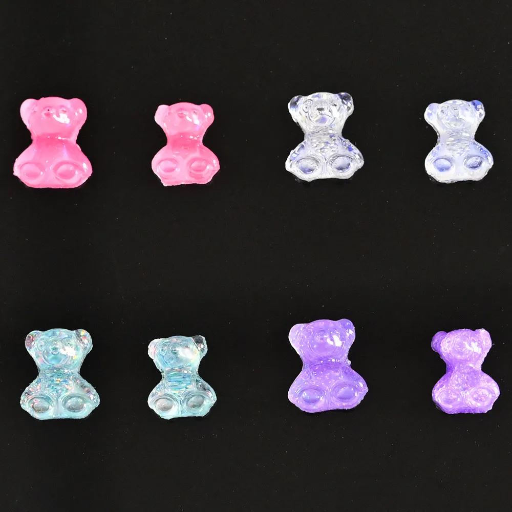 Transparent Crystal Bear Charms Small Size 7MM*9MM Big Size 8MM*10MM Cute Nail Gem 3D Rhinestones Clear Pink jewel 50pcs DIY
Transparent Crystal Bear Charms Small Size 7MM*9MM Big Size 8MM*10MM Cute Nail Gem 3D Rhinestones Clear Pink jewel 50pcs DIY