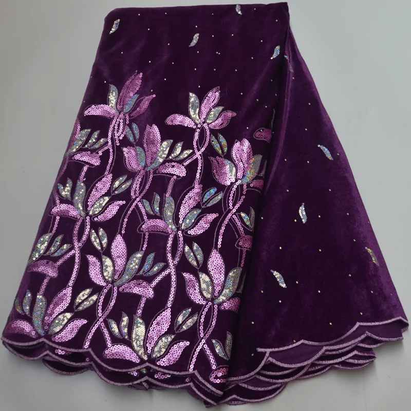 (5yards/pc) Latest arrival comfortable African soft velvet lace fabric with beautiful sequins embroidery for party dress VLP015
(5yards/pc) Latest arrival comfortable African soft velvet lace fabric with beautiful sequins embroidery for party dress VLP015