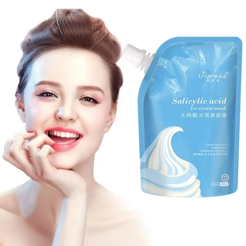 300ml Salicylic Acid Ice Cream Mask Moisturizing Smear Clean Pore Blackhead Care Mask Face Drop Mask Mask Mud Ship Removal I3J9
300ml Salicylic Acid Ice Cream Mask Moisturizing Smear Clean Pore Blackhead Care Mask Face Drop Mask Mask Mud Ship Removal I3J9
