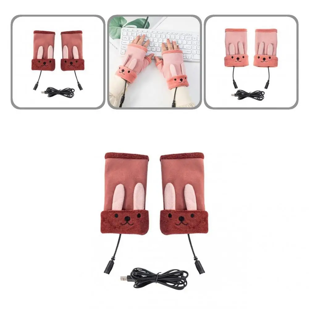 1 Pair Thermal Gloves Fingerless Coldproof Heating Cartoon USB Gloves Couple Gloves for Working
1 Pair Thermal Gloves Fingerless Coldproof Heating Cartoon USB Gloves Couple Gloves for Working
