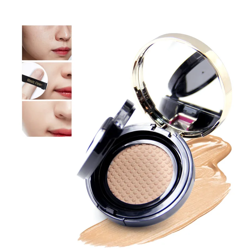 Music Flower BB Air Cushion Foundation CC Cream Concealer Whitening Makeup Cosmetic Waterproof Brighten Face Base Tone 
Music Flower BB Air Cushion Foundation CC Cream Concealer Whitening Makeup Cosmetic Waterproof Brighten Face Base Tone