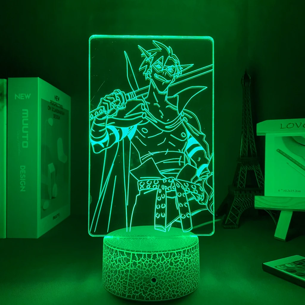 Acrylic Table Lamp Anime Figure Tengen Toppa Gurren Lagann Kamina Led Night Light for Bedroom Decor Colorful Nightlight
Acrylic Table Lamp Anime Figure Tengen Toppa Gurren Lagann Kamina Led Night Light for Bedroom Decor Colorful Nightlight