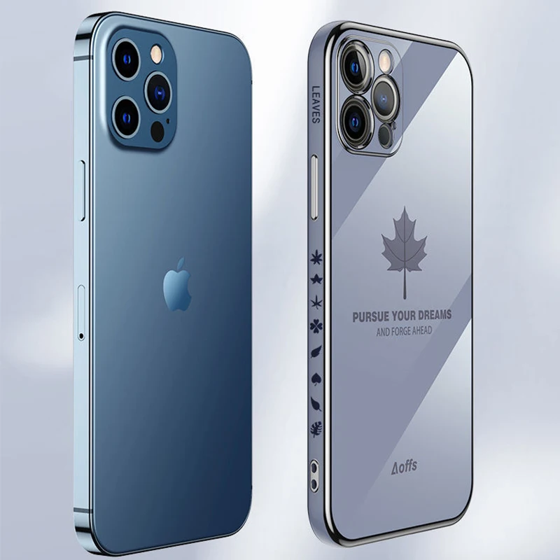 Fashion Gold Plating Maple Leaf Phone Case For Iphone 12 Pro Max 11 Pro Max Xr X Xs Max 8 Plus Shockproof Silica gel Phone Case
Fashion Gold Plating Maple Leaf Phone Case For Iphone 12 Pro Max 11 Pro Max Xr X Xs Max 8 Plus Shockproof Silica gel Phone Case