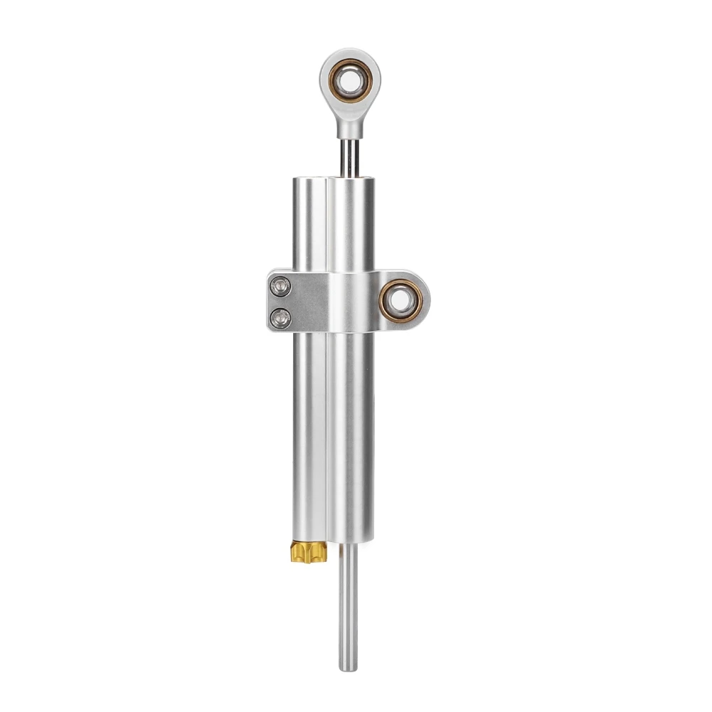 Universal Motorcycle CNC Aluminum Alloy Steering Damper Stabilizer Accessory (Silver) Damper§ Damper§
Universal Motorcycle CNC Aluminum Alloy Steering Damper Stabilizer Accessory (Silver) Damper§ Damper§