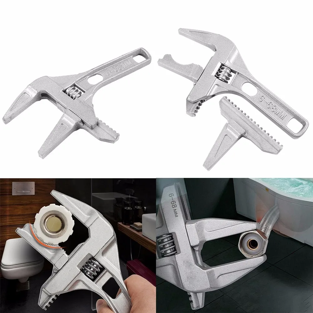 1*Dual Heads Adjustable Wrench Adjustable Wrench 1*Adjustable Wrench Spanner 6 - 68mm
1*Dual Heads Adjustable Wrench Adjustable Wrench 1*Adjustable Wrench Spanner 6 - 68mm
