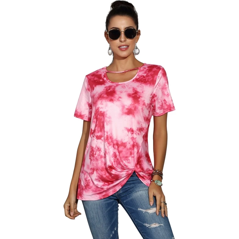 Women Summer Clothing 2021 Casual Soft Tops Tee Tie Dye Print Short Sleeve T Shirt Fashion Y2k Aesthetic Mujer Camisetas Loose
Women Summer Clothing 2021 Casual Soft Tops Tee Tie Dye Print Short Sleeve T Shirt Fashion Y2k Aesthetic Mujer Camisetas Loose